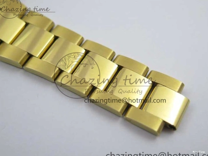 MiroTime 0306 Daytona 116589RBOW YG Rainbow Crystal BLF Best Edition Black Dial on YG Bracelet A SmoothTexture 3175